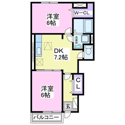 フォレストⅥの物件間取画像